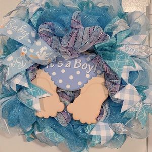 Item41 Baby’s Announcement,Gender, Baby’s Wreath